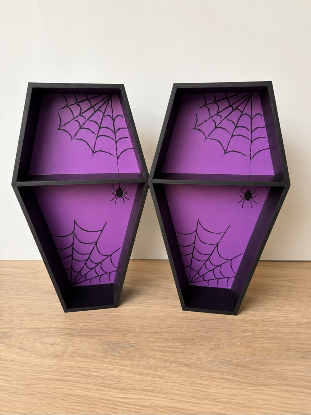 Target Coffin Shelf,Trinket Shelf,Potion Shelf,Spider Web SET of 2